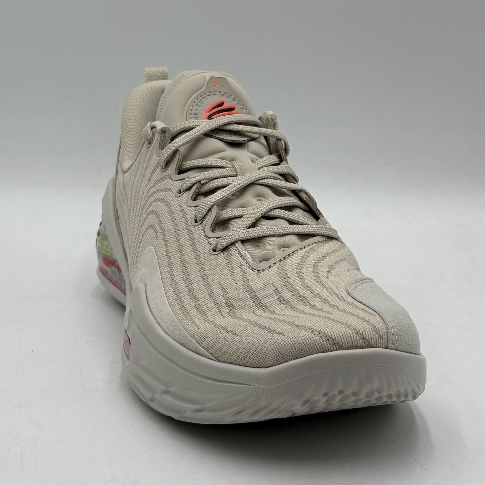 Under Armour Curry Flow 12 Beige 3028498 280 Mens Size 11.5 New Basketball Shoes